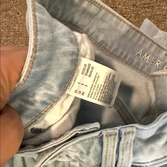 American Age Light Blue Flare Jeans - Picture 7 of 8